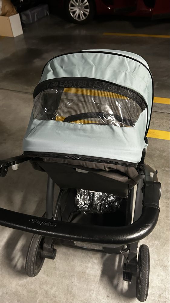 Easy Go Optimo 2w1 spacerowka gondola adaptery alcesoria