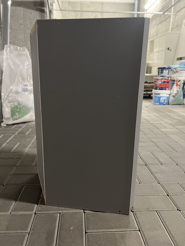 Szafka kuchenna szara narożna