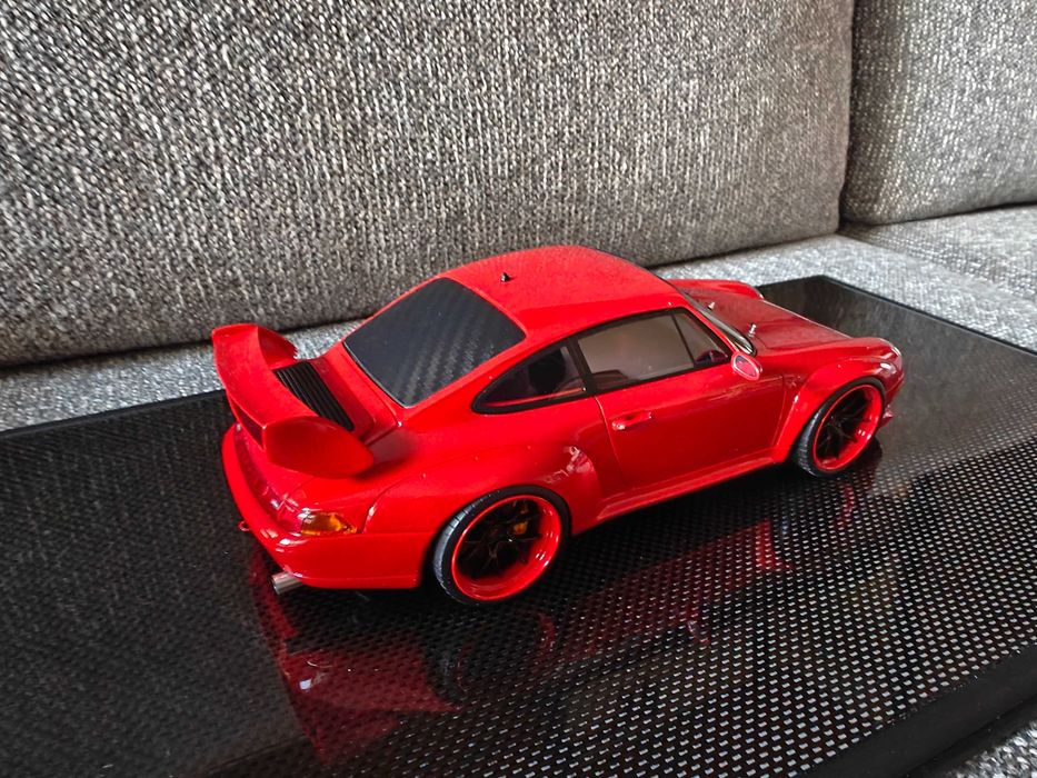 GT SPIRIT 1:18 Porsche 911 RSR Red GT366 limit 1100 komplet box