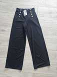 Nowe czarne eleganckie szerokie spodnie H&M rozmiar S