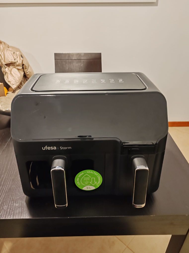 Air fryer Ufesa Storm dupla - 9 litros - NOVA