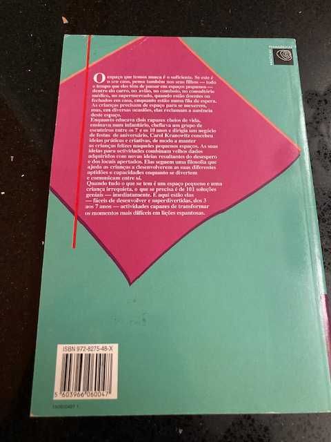 Livro 101 Actividades para Crianças em Espaços Pequenos