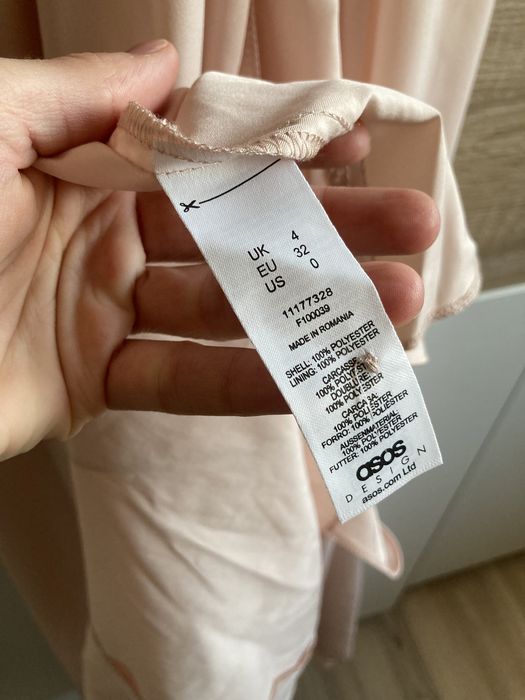 Suknia asos xxs dla druhny wesele