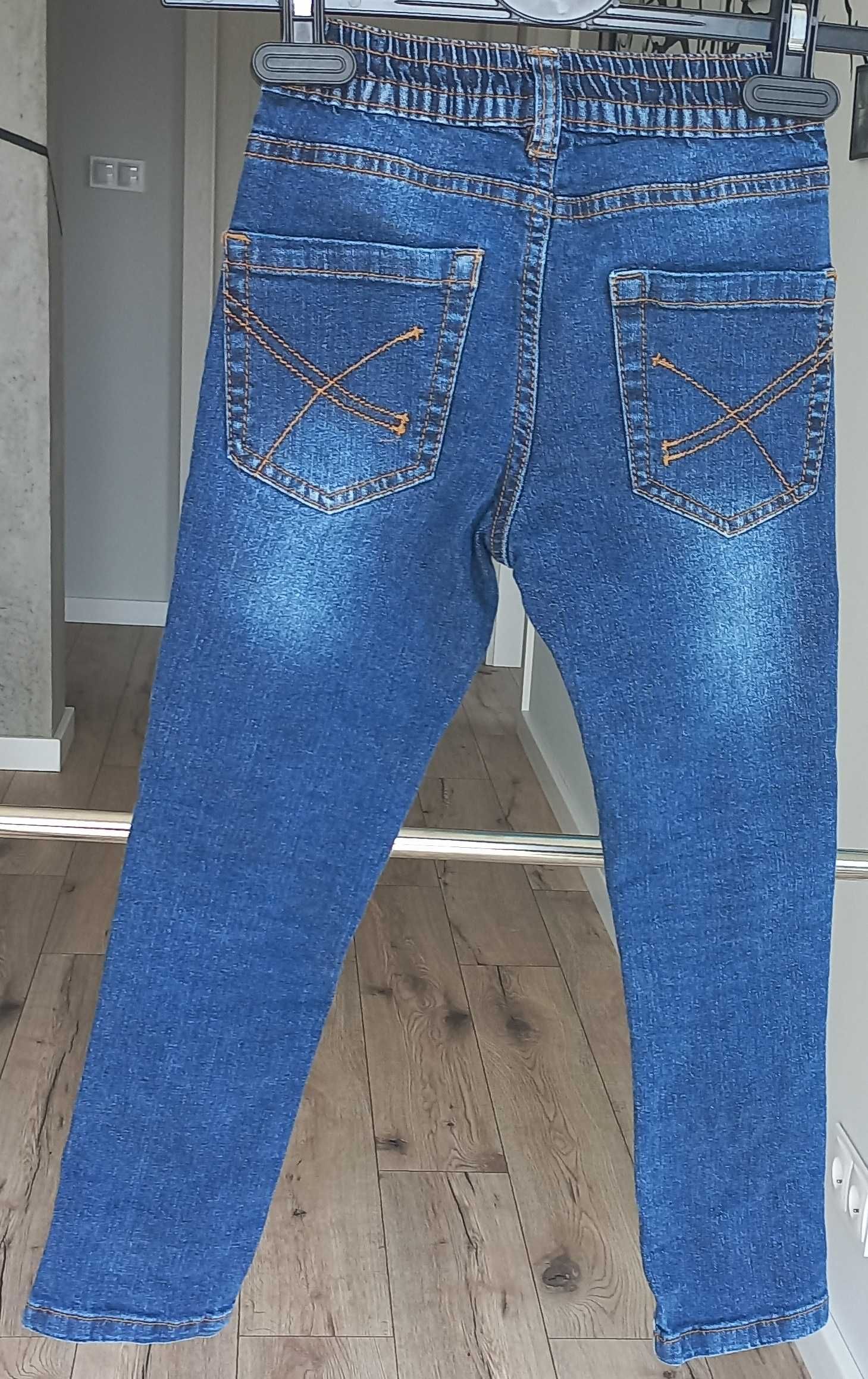 Spodnie jeansowe dżinsowe jeansy rurki dżinsy 116 Kiki&Koko