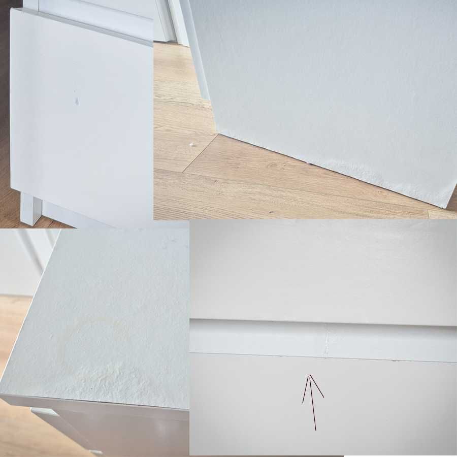 komoda Malm IKEA biała 4 szuflady Wys 100 szer 80 gł 48
