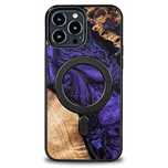 Etui z drewna i żywicy na iPhone 13 Pro Max MagSafe Bewood Unique Viol
