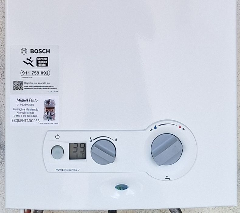 Esquentador Junkers Ventilado 14 Litros Gás Garrafa