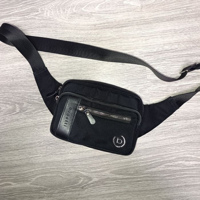 Чоловіча сумка на пояс Bugatti NERO 49640301 Чорний One Size