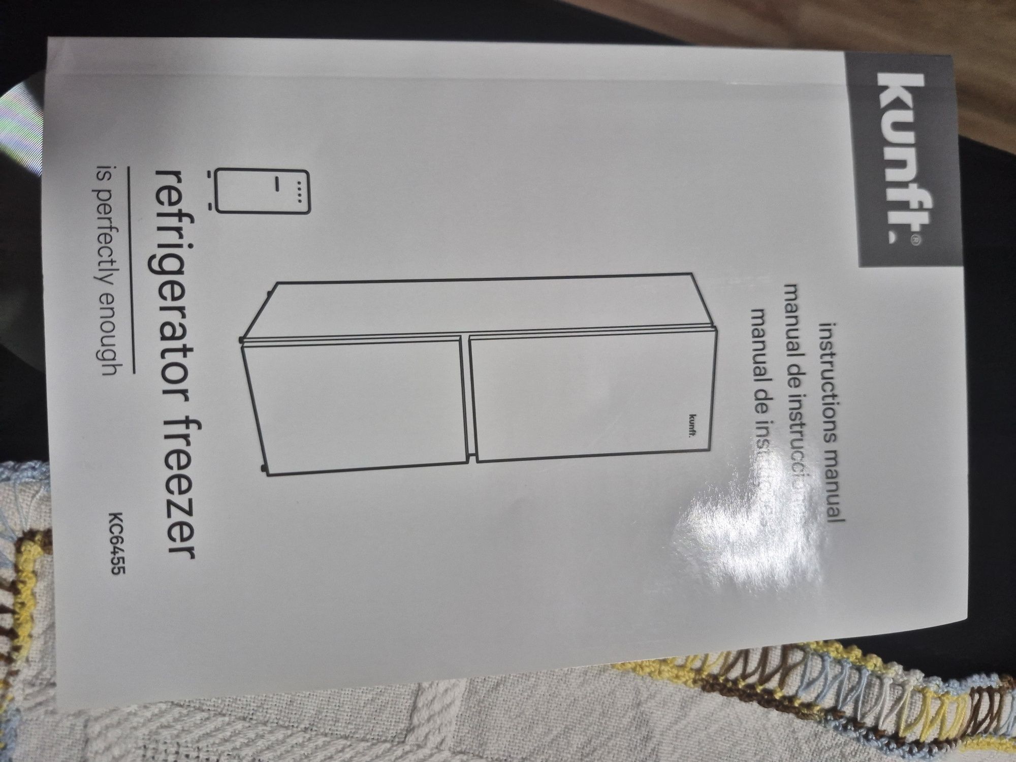 VENDO frigorífico Kunft c/congelador