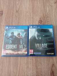 Zestaw 2 gier na PS4/PS5 (Resident evil 2, Resident evil village)