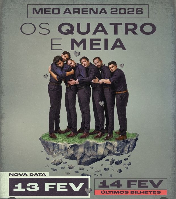 Bilhetes concerto quatro e meia