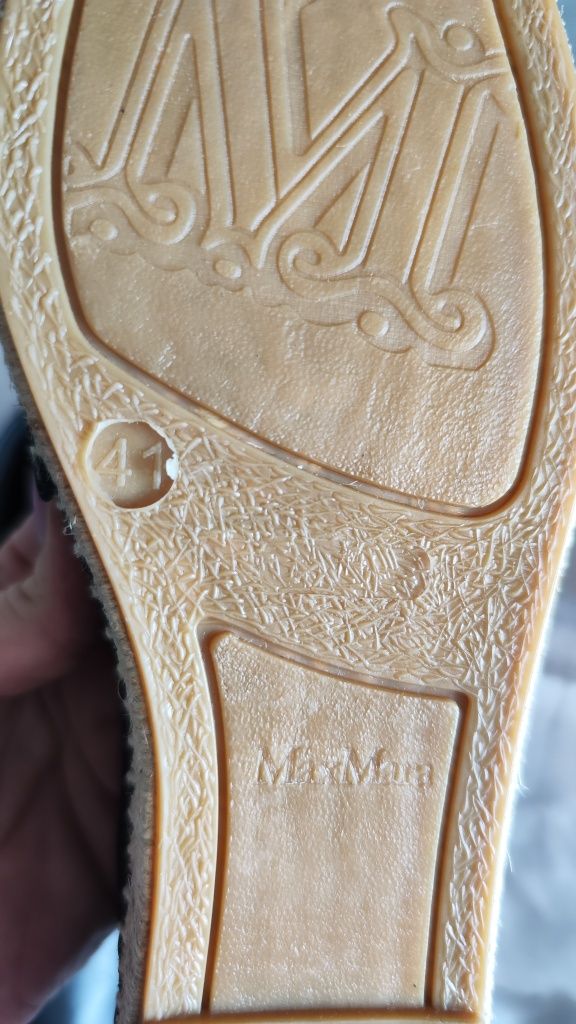 Buty espadryle Max Mara r.41