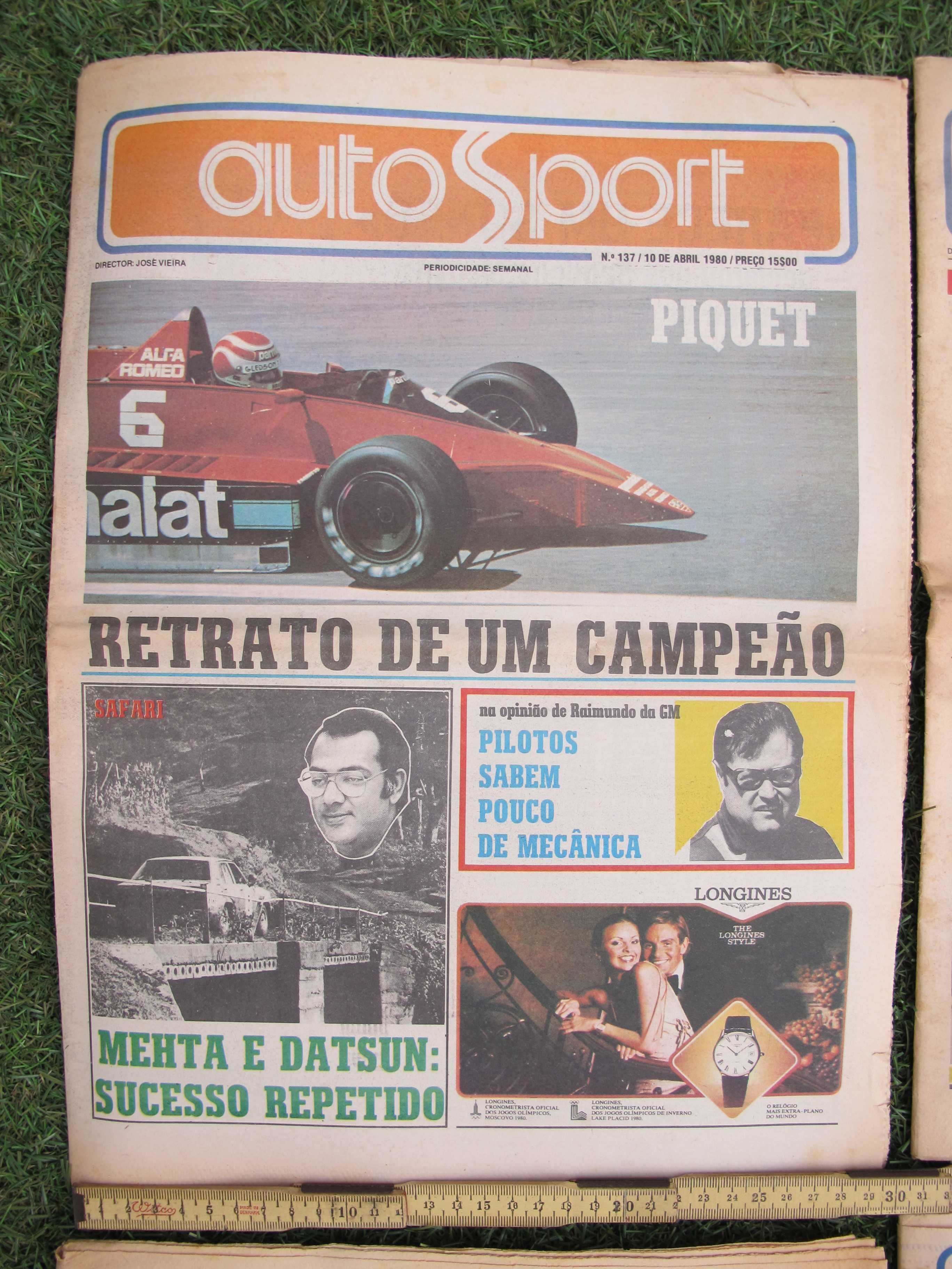 Revistas Auto Sport Antigas - Jornal Carros 80's
