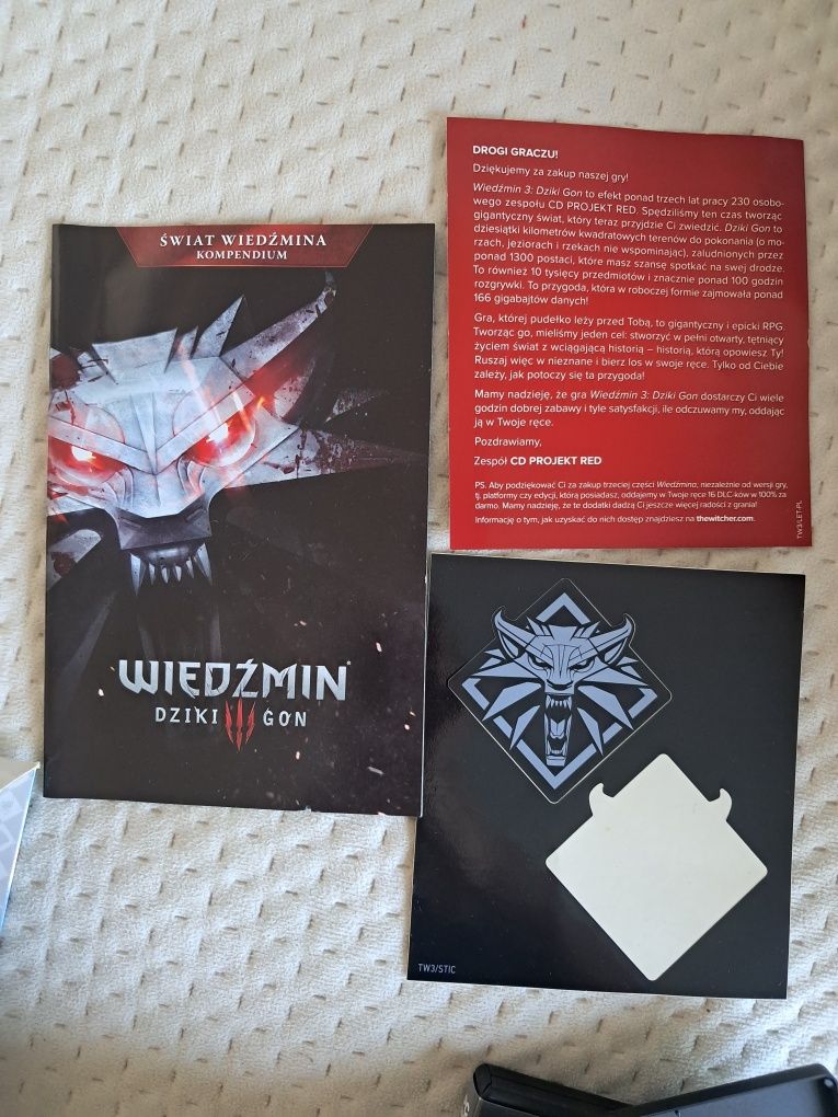 Pudełko wiedźmin Dziki Gon 3