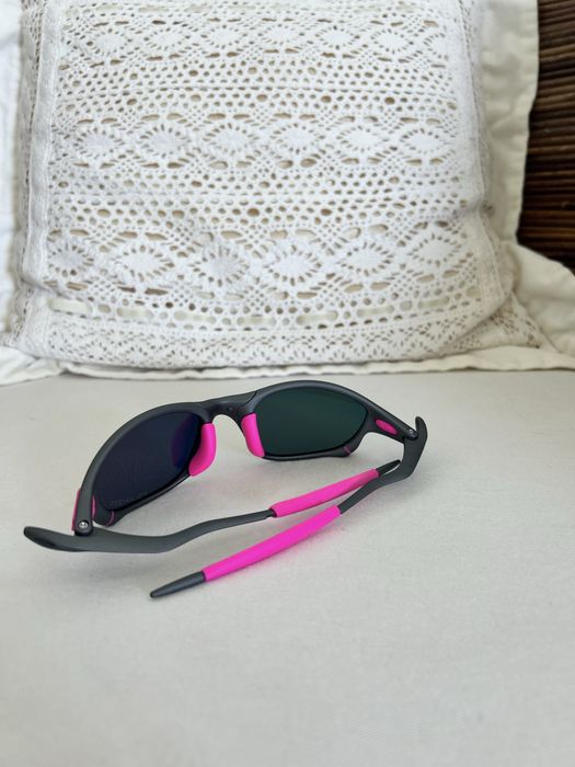 Óculos juliet cinza e rosa (metal)