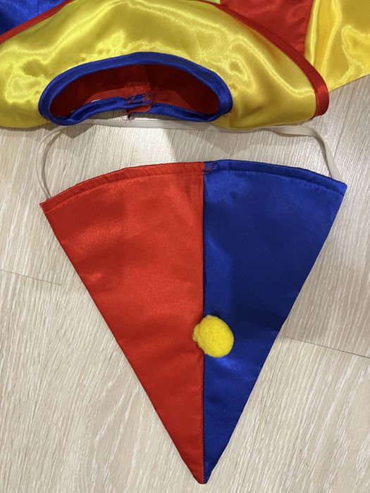 Новогодний костюм клоуна. На 5-6 лет