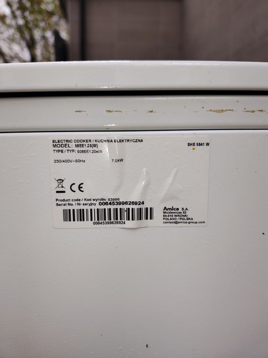 kuchnia elektryczna lw idealnym stanie