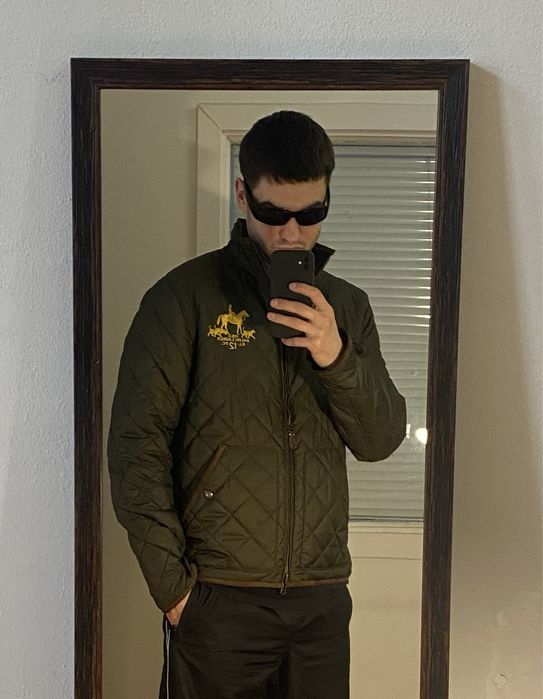 (М) Двусторонняя курточка POLO RALPH LAUREN харингтон jacket бомбер
