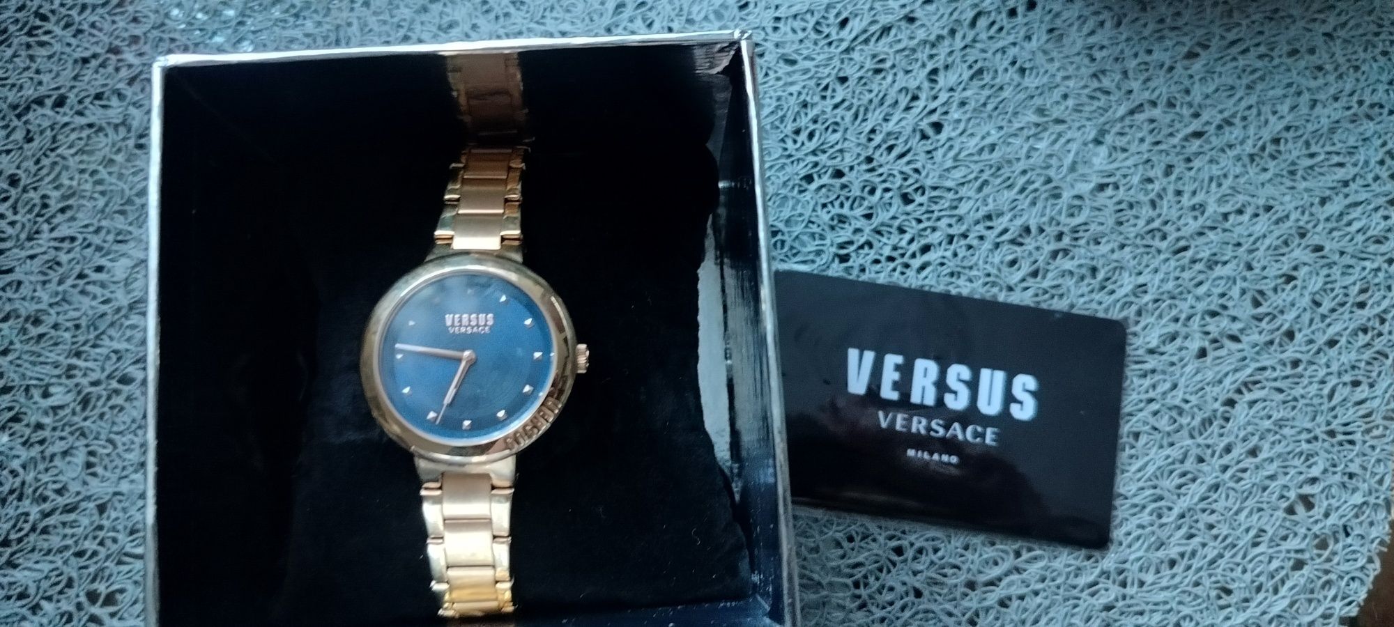 Zegarek damski Versace oryginalny różowe złoto