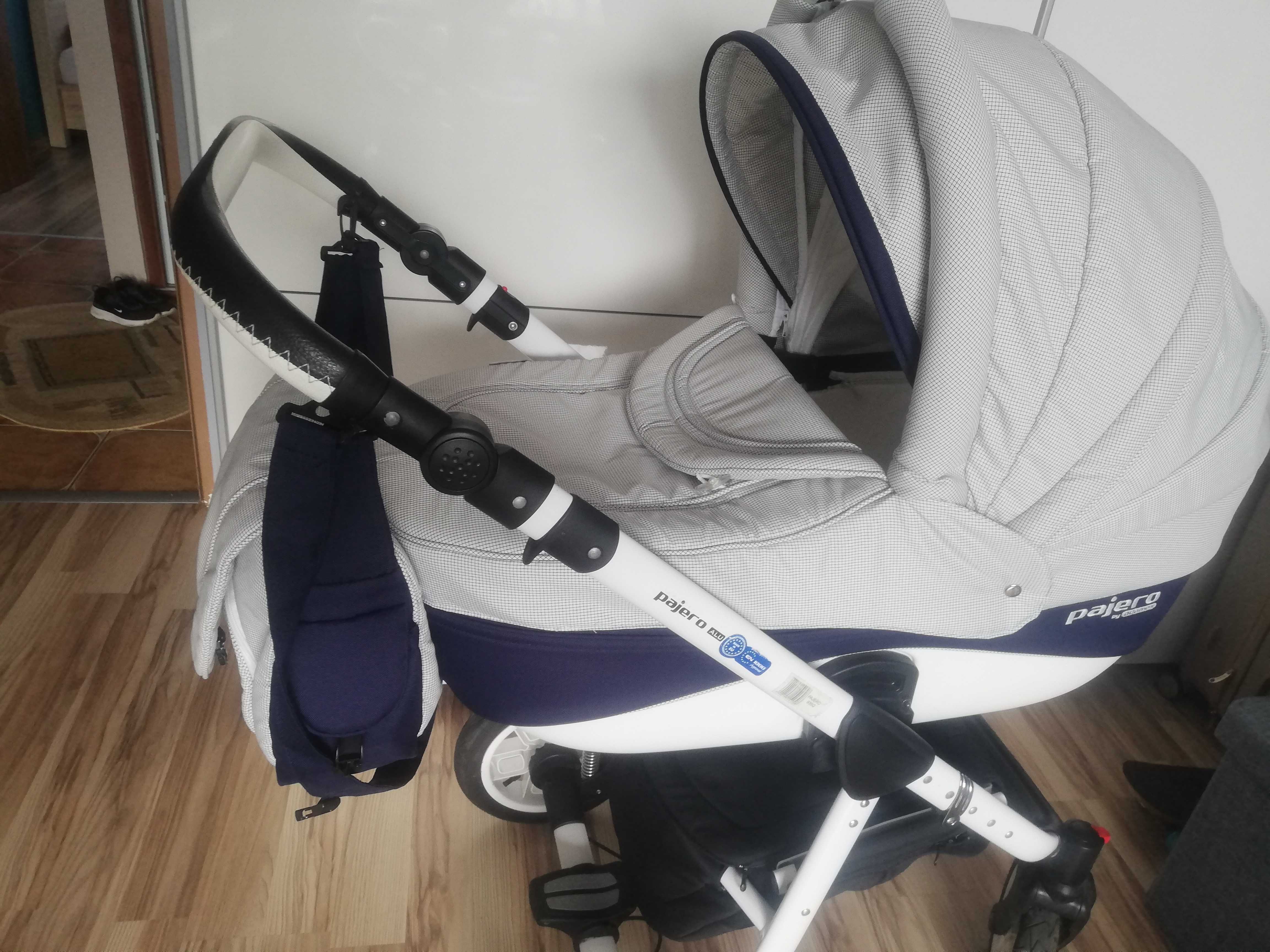 Sprzedam Wózek Adamex Pajero 2w1 + dodatki
