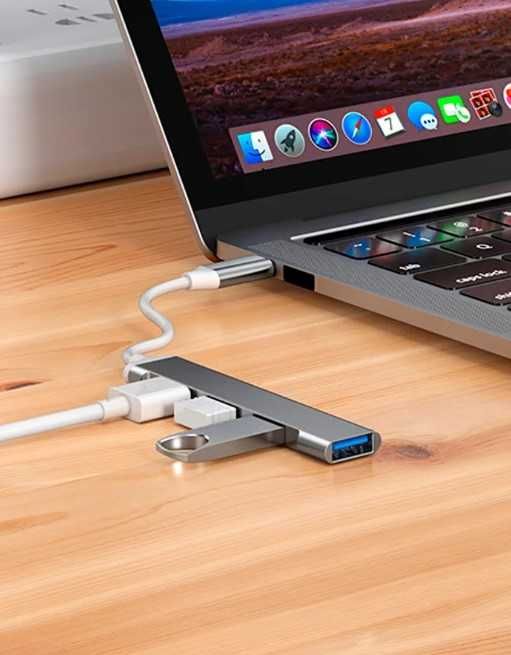 USB хаб разветвитель с 4 портами