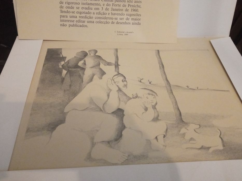 Obras inéditas de Álvaro Cunhal. Desenhos originais.