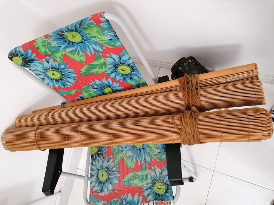 2 Estore de bambu para janelas 90x1.80