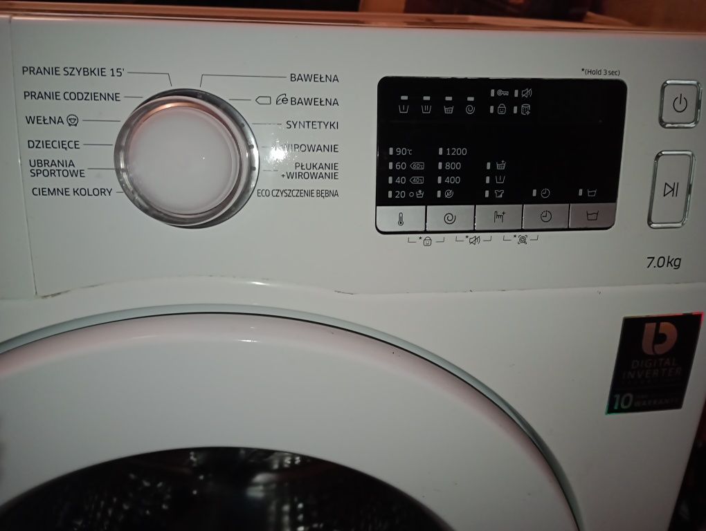 Pralka Samsung WW70AGAS21TE Eco Bubble 7kg 1200prm