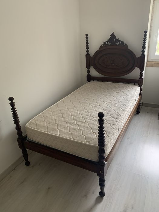 Cama madeira single solteiro
