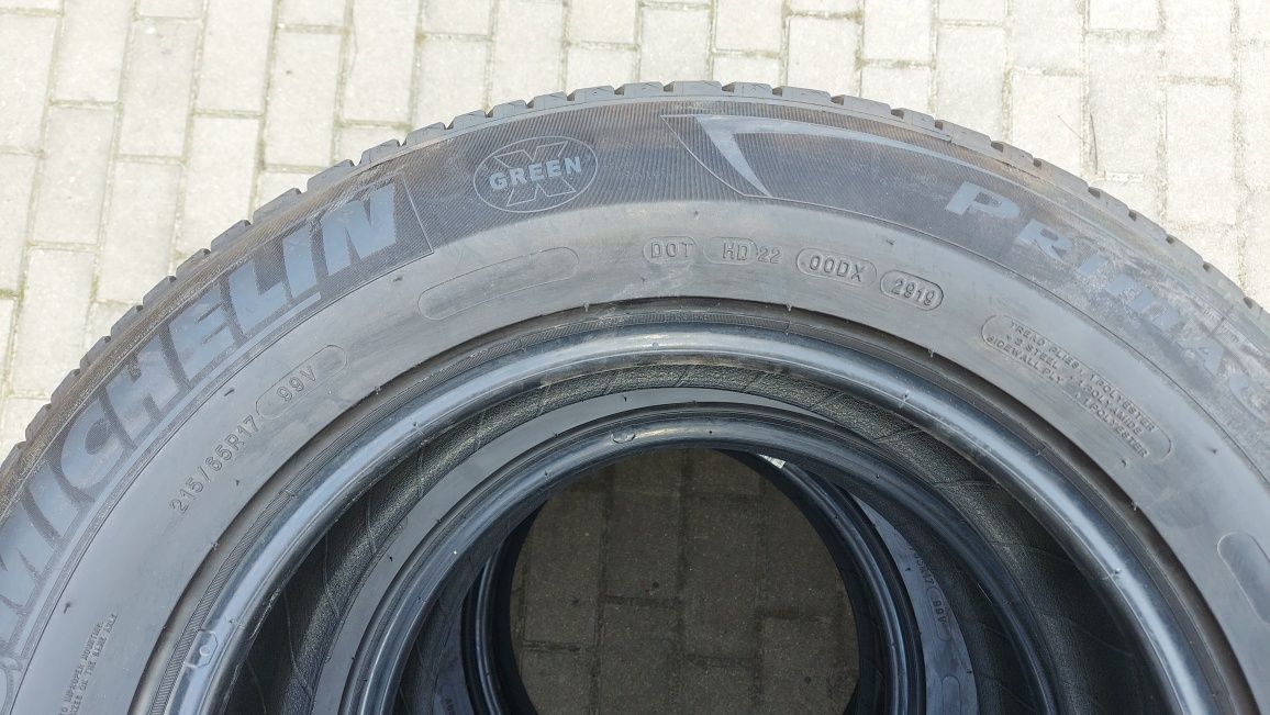 4 Michelin Primacy 215 ,65 /17, 99V Opony letnie