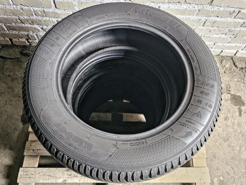 Зимові 205/60r16 Kleber | 8mm | 2022 | Poland | Преміум шини/Комплект