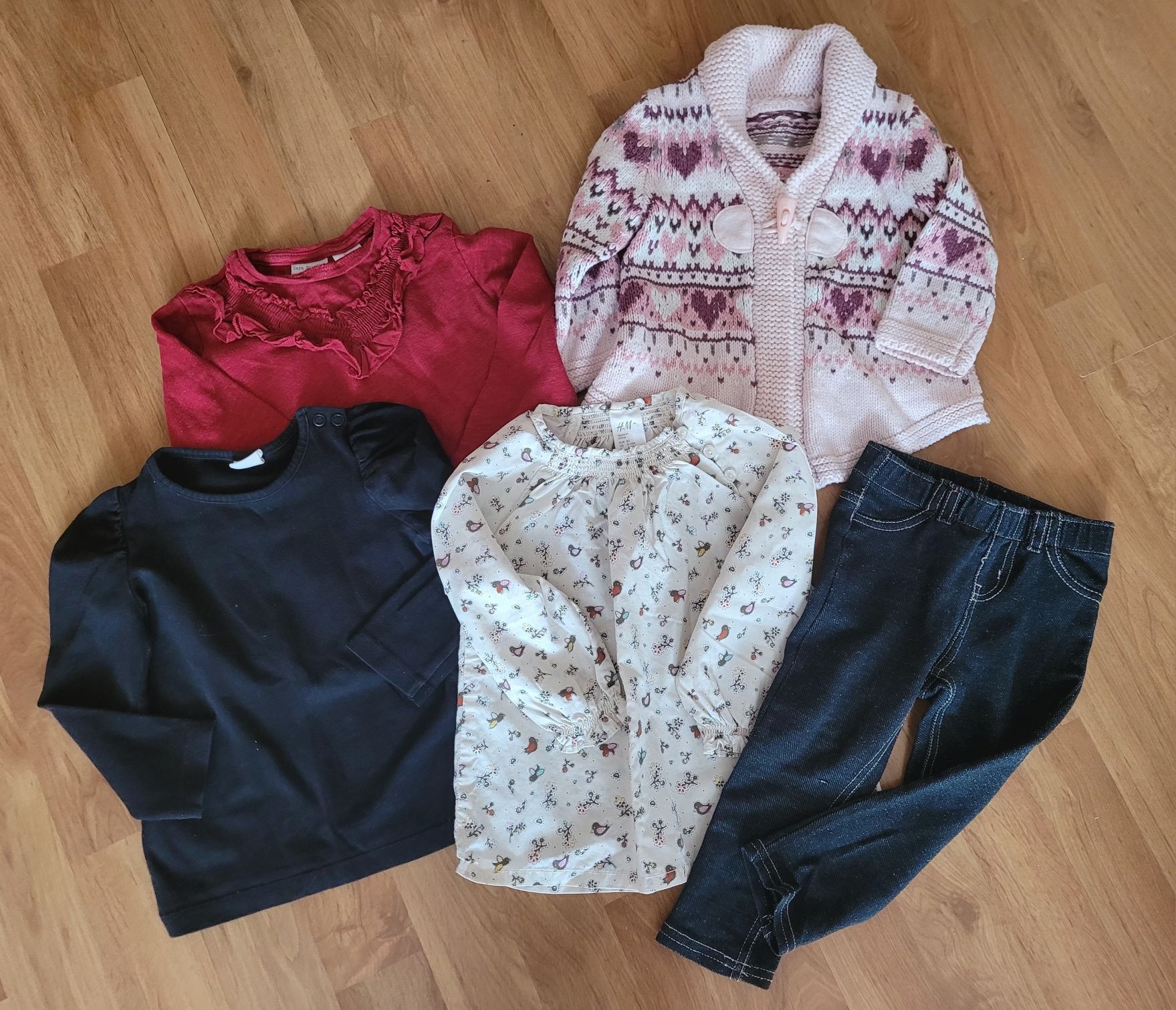 Zestaw dla dziewczynki H&M Zara r 74/80