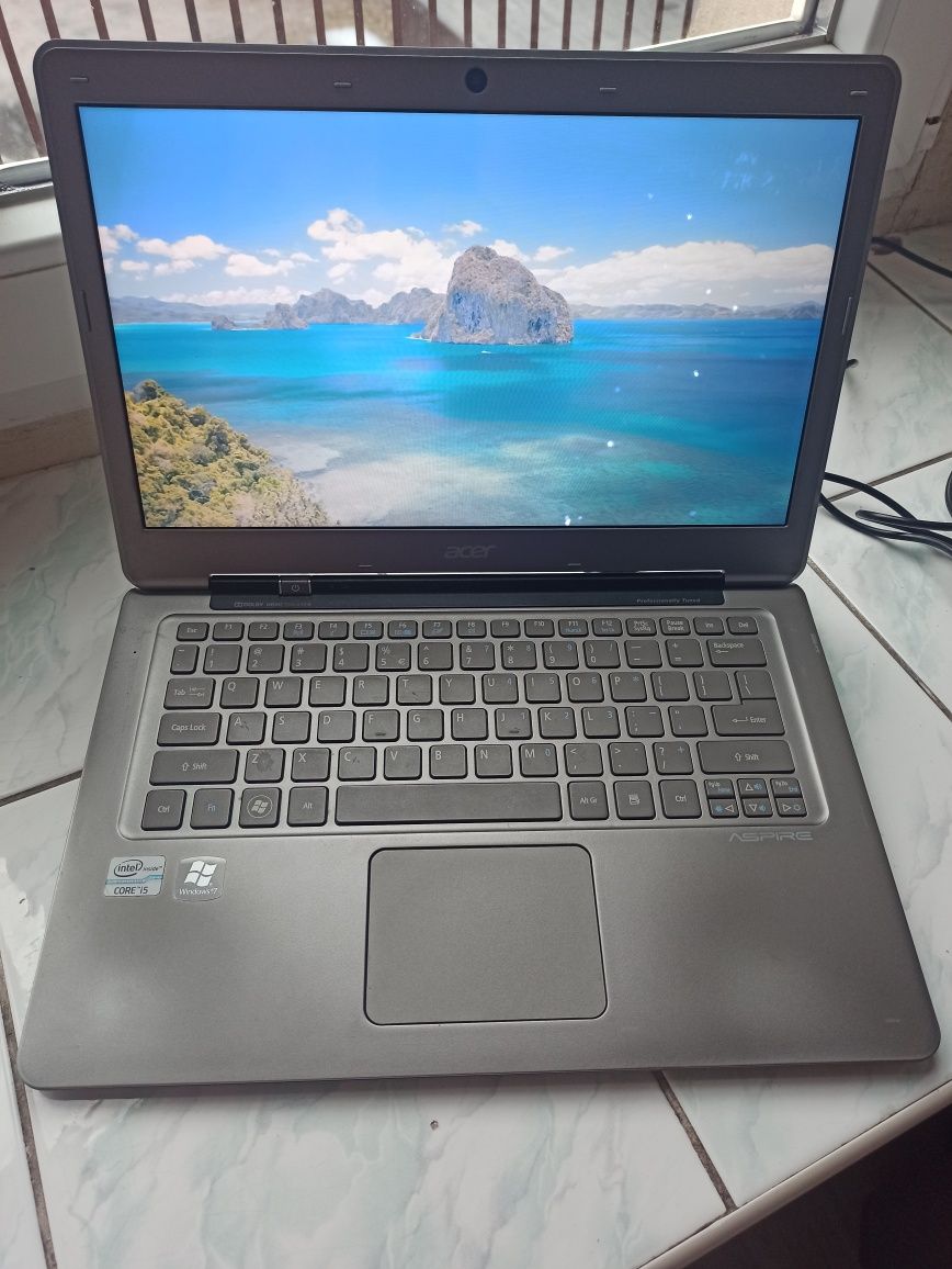 Laptop/Notebook Acer Aspire S3, Intel i5, 4gb, SSD, Intel HD, WiFi.