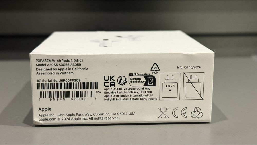 Air Pods generacja 4 ANC aktywna redukcja szumu