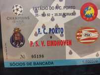 Bilhete FC Porto Vs PSV Eindhoven
