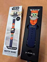 Pasek silikonowy Mandalorian Grogu MOBYFOX Apple Watch Star Wars