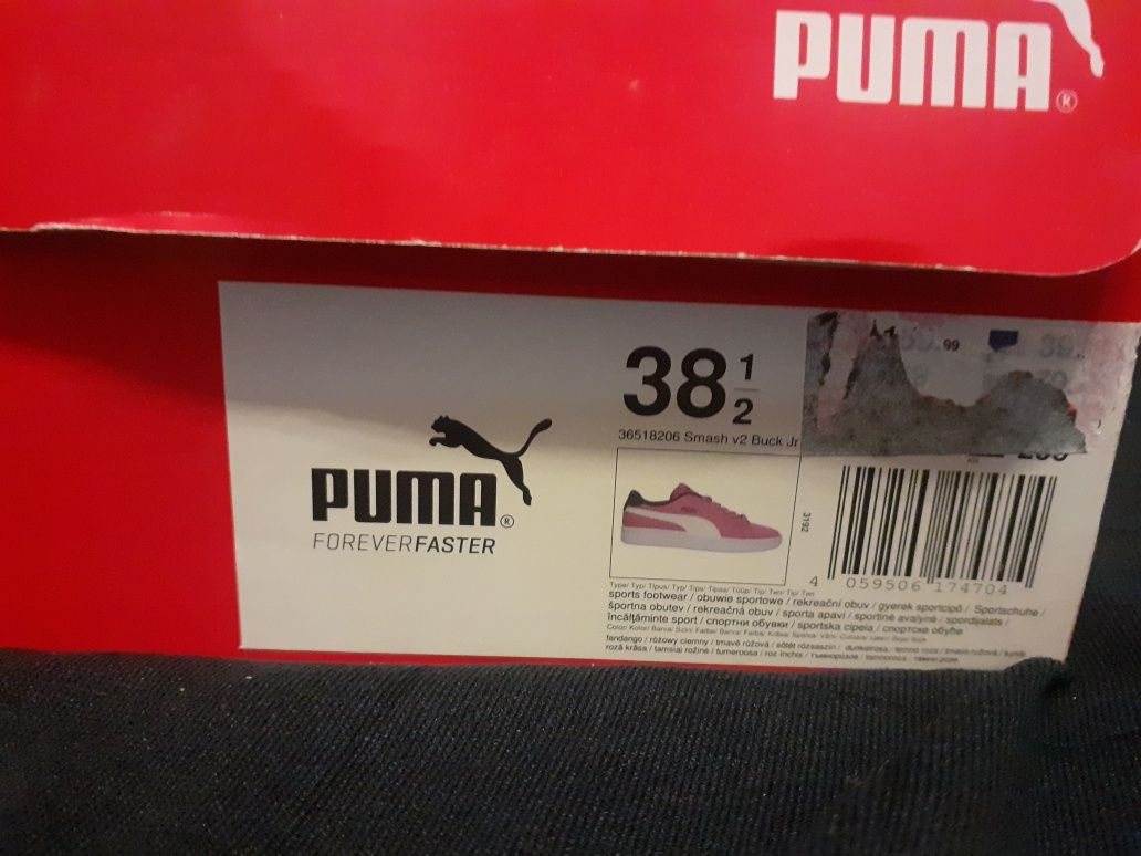Nowe adidasy puma r. 38,5