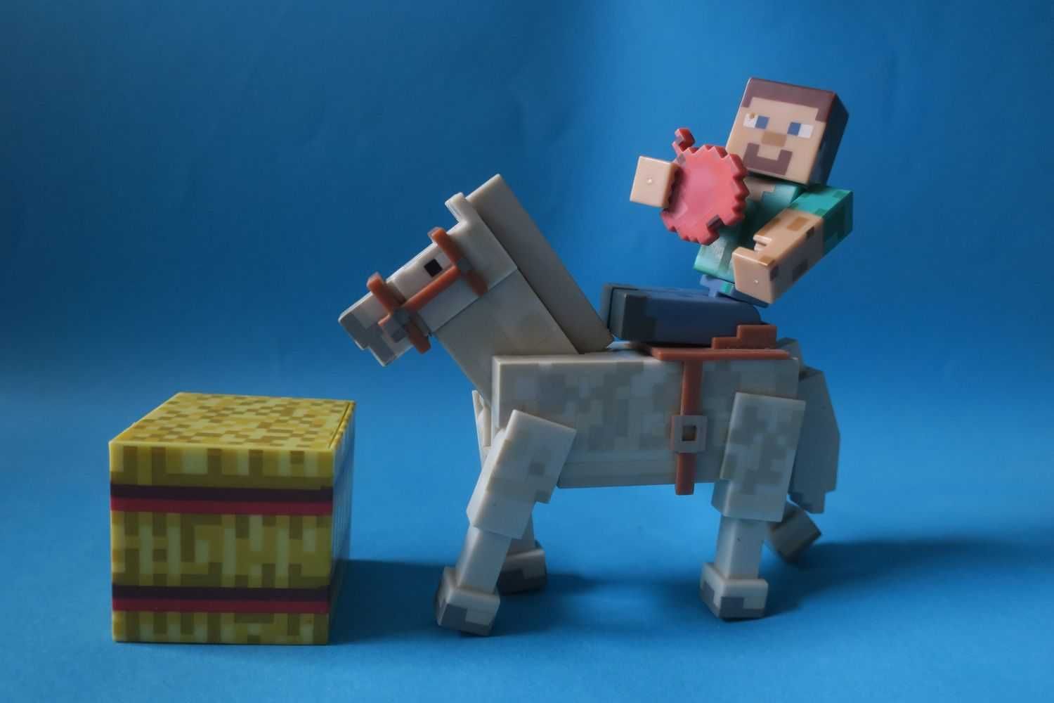 Zestaw Steve i koń Minecraft figurki Minecraft