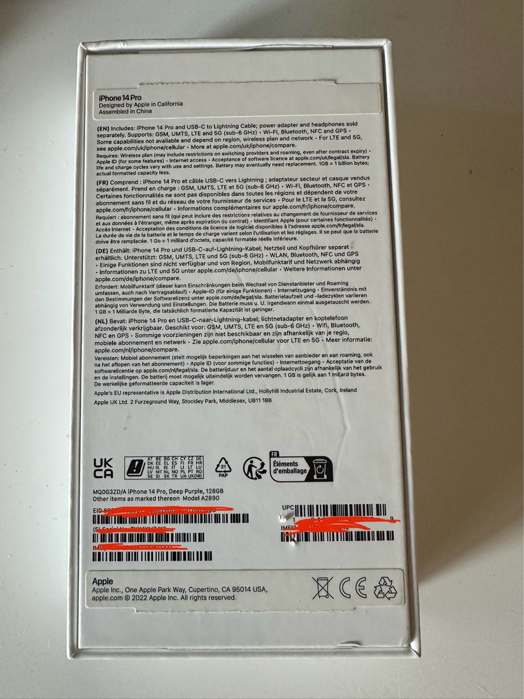 Iphone 14 Pro 128GB Roxo