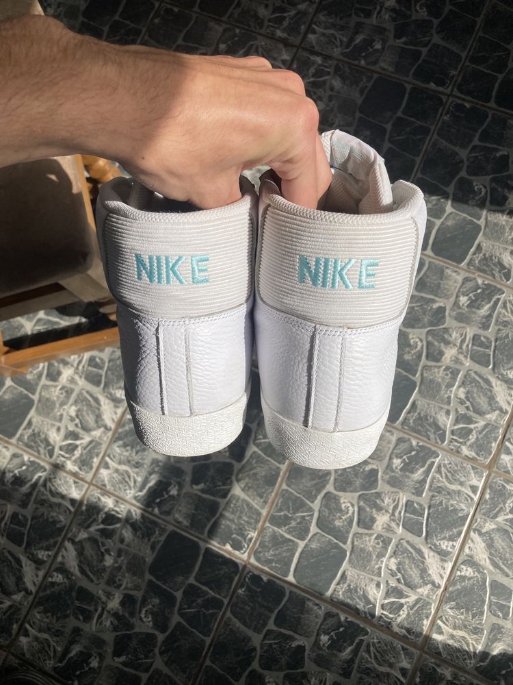 Кросівки Nike SB Zoom Blazer Mid Premium White | Кроси Найк ОРИГІНАЛ