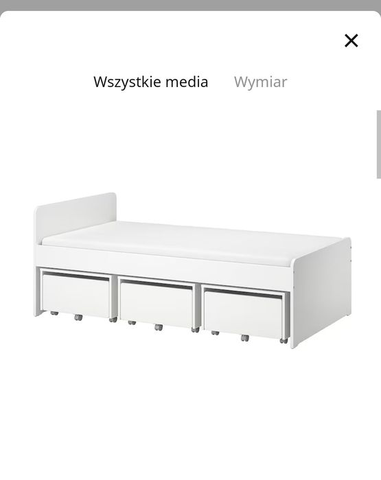 Łóżko Ikea Slakt