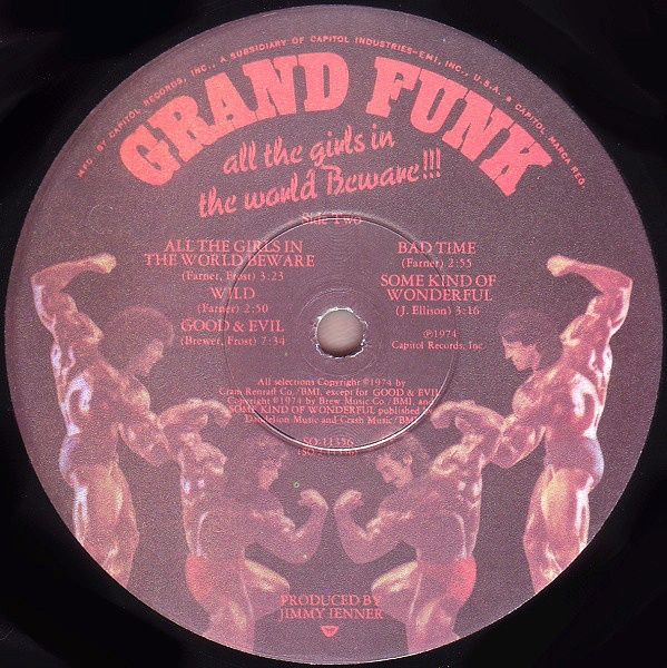 Виниловая пластинка Grand Funk - All The Girls In The World Beware !!!