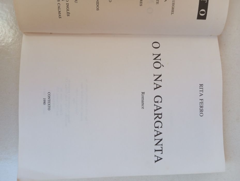 Rita Ferro - O nó na Garganta (1ª Edição)