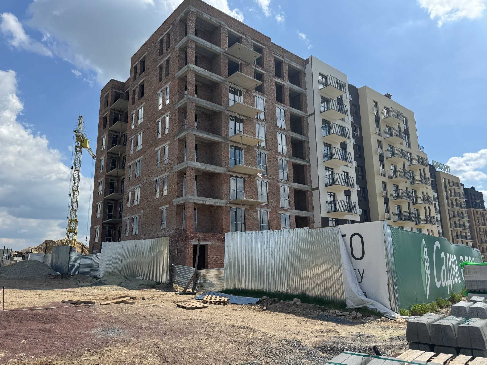 Продаж (Єоселя) 1-кімнатної квартири 36 м2 Пустомити (9км.від Львова)