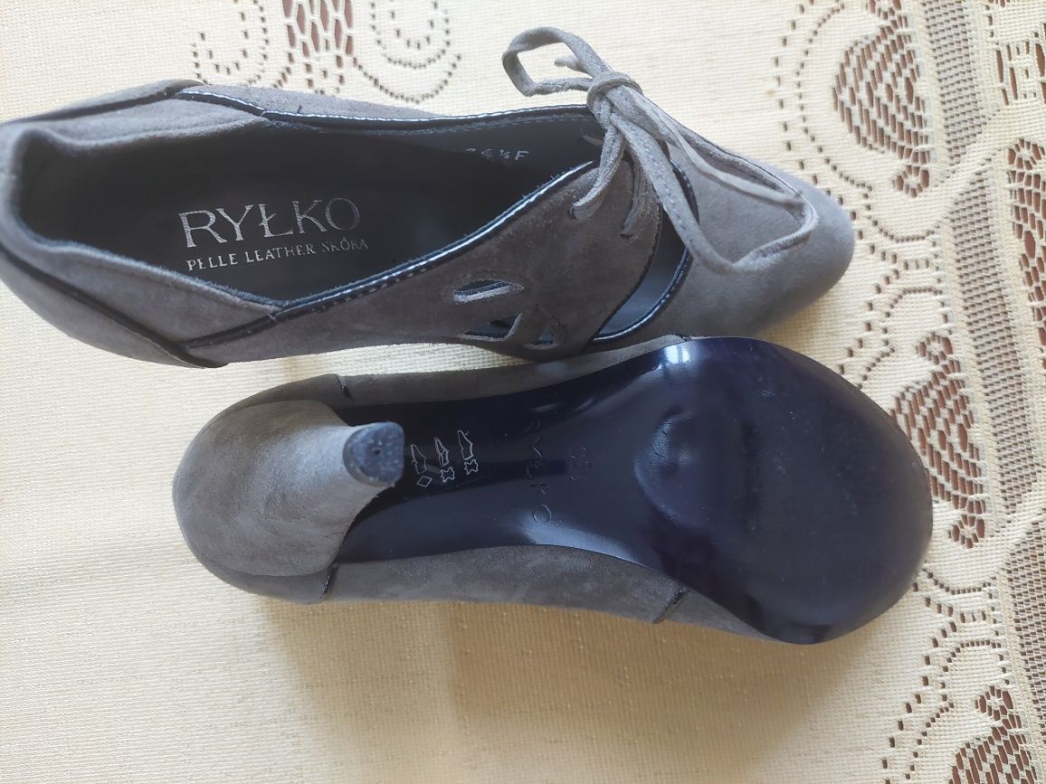Elegancie buty skórzane firmy Ryłko