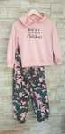 Komplet sportowy dres bluza z kapturem spodnie moro r.128 lat 9