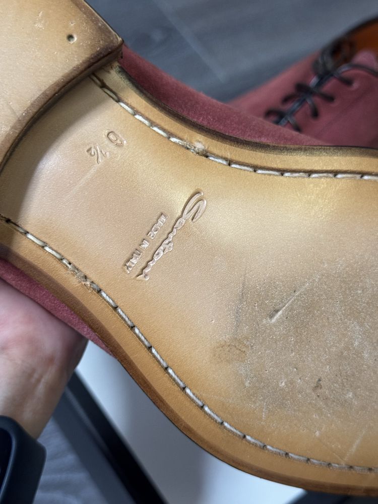 Santoni сантони обувь туфли дерби оригинал