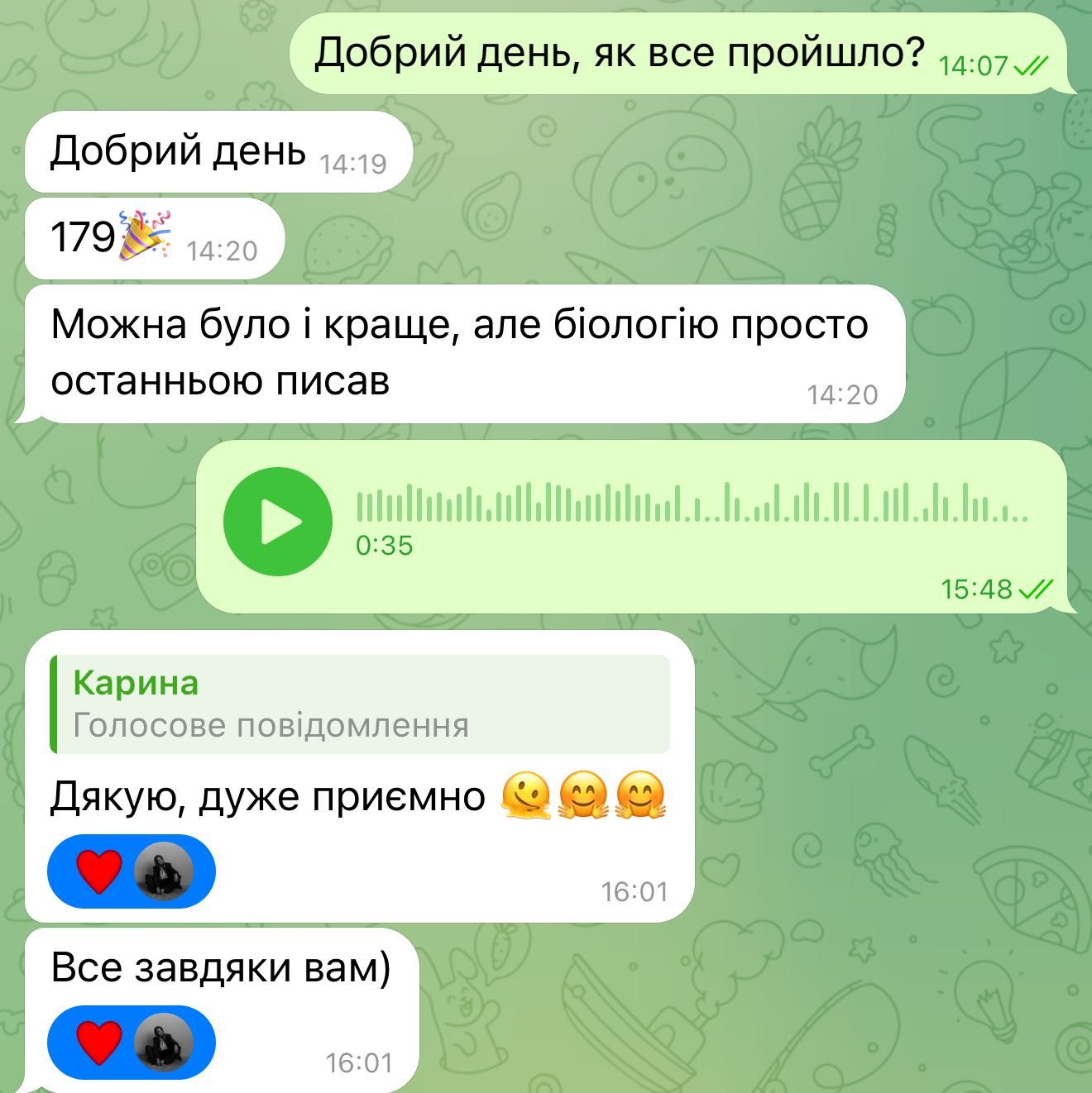 Репетитор з БІОЛОГІЇ та ХІМІЇ