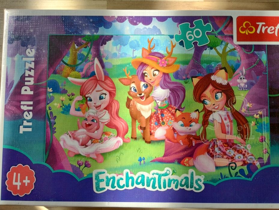 Puzzle 60 z postaciami 3sztuki