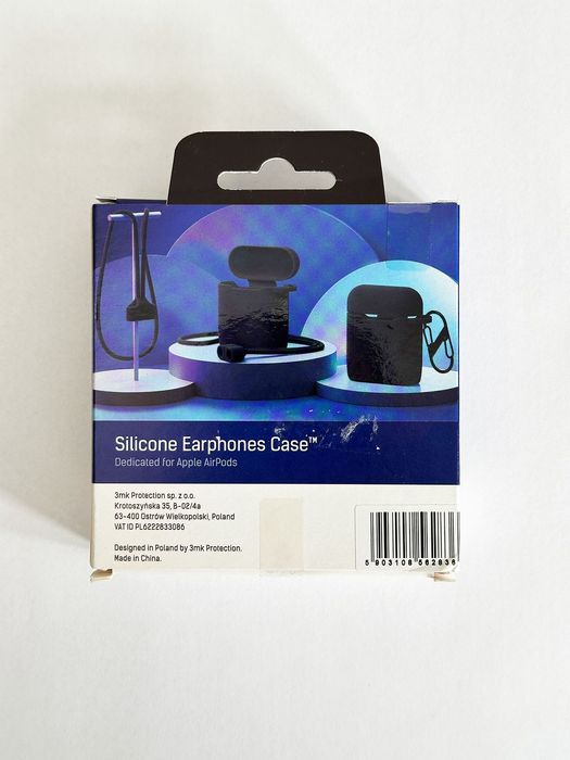 3MK - silikonowe etui na Apple Airpods 2 generacji - czarne